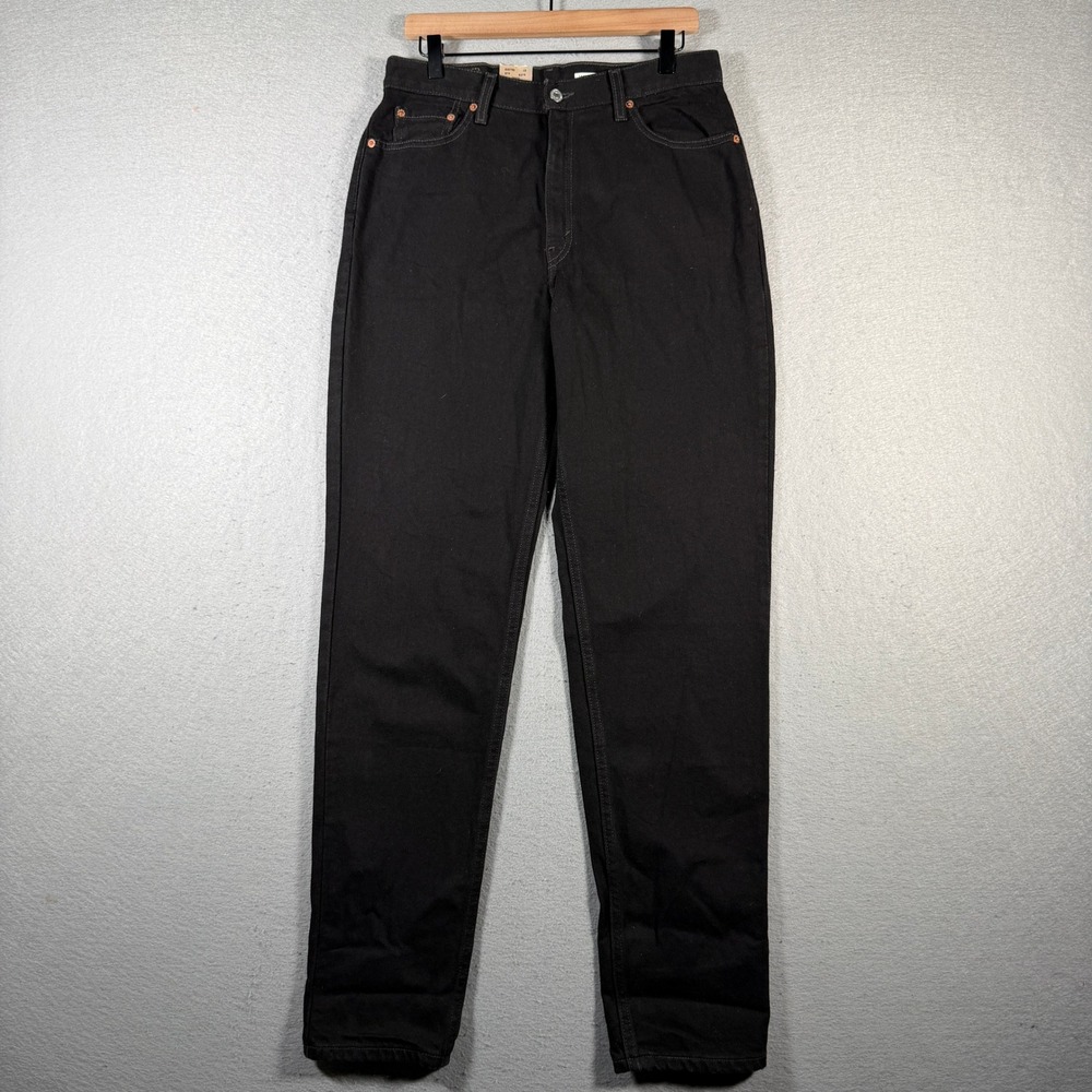 Vintage Levi's 512 Women's Black Slim Fit Tapered Leg Jeans Size 12 Medium Long‎